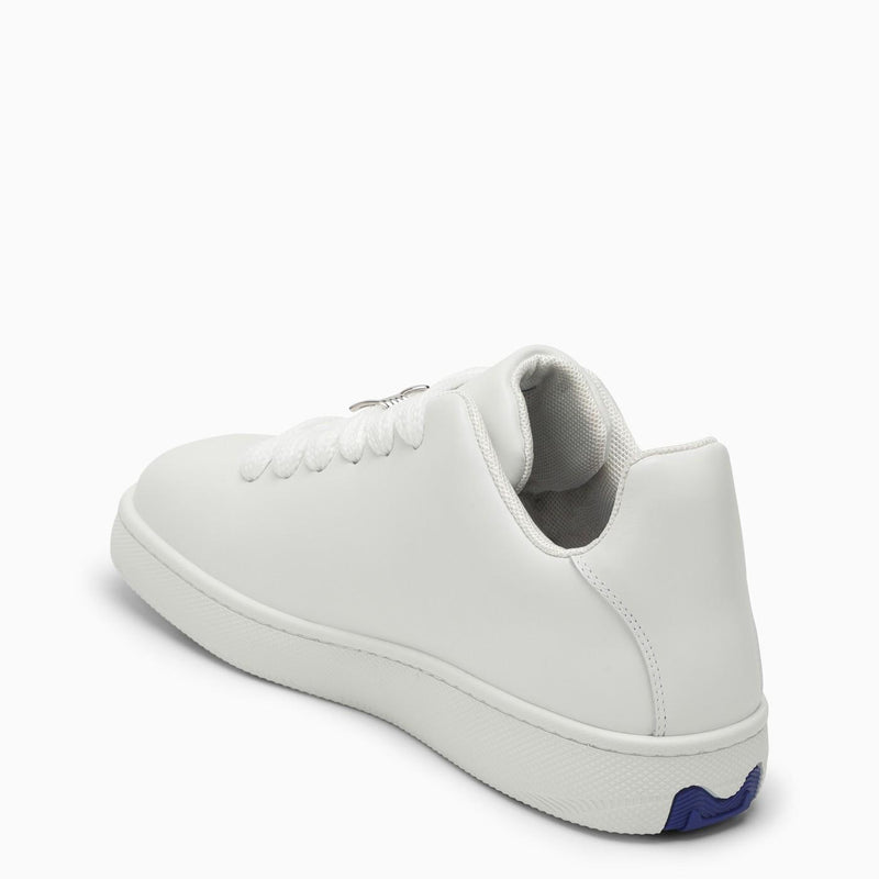 Burberry Box White Leather Trainer - Men