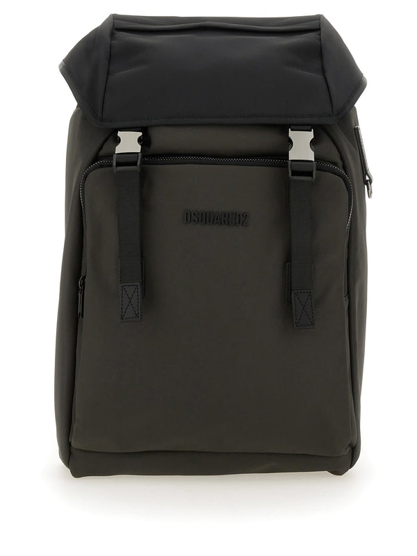 Dsquared2 Backpack With Logo - Men