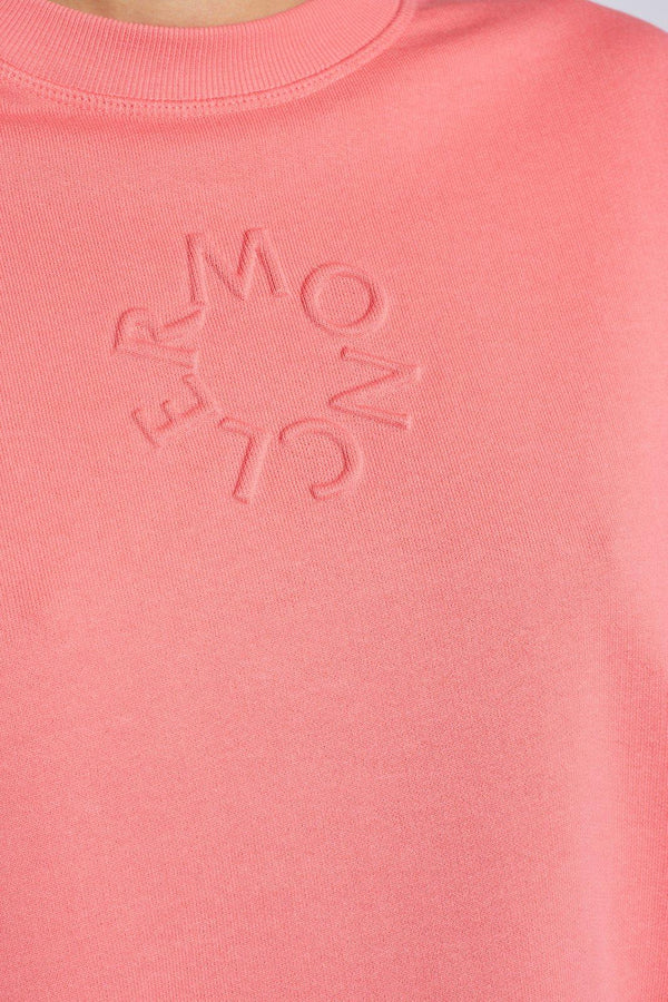 Moncler Logo Embossed Crewneck Sweatshirt - Women
