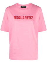 Dsquared2 Pink Cotton T-shirt - Women