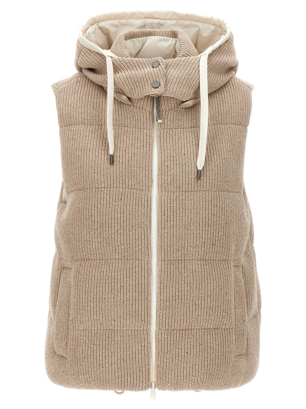 Brunello Cucinelli Sequin Knit Vest - Women