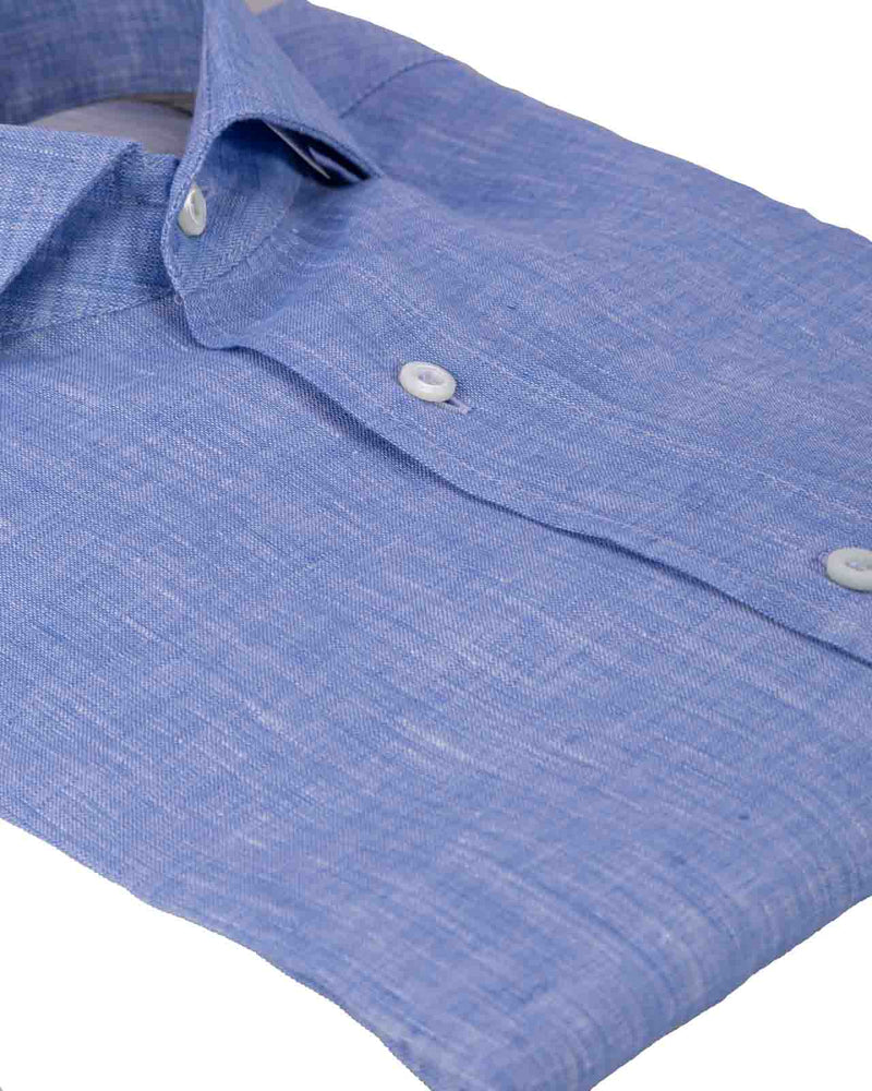 Brunello Cucinelli Shirts Clear Blue - Men