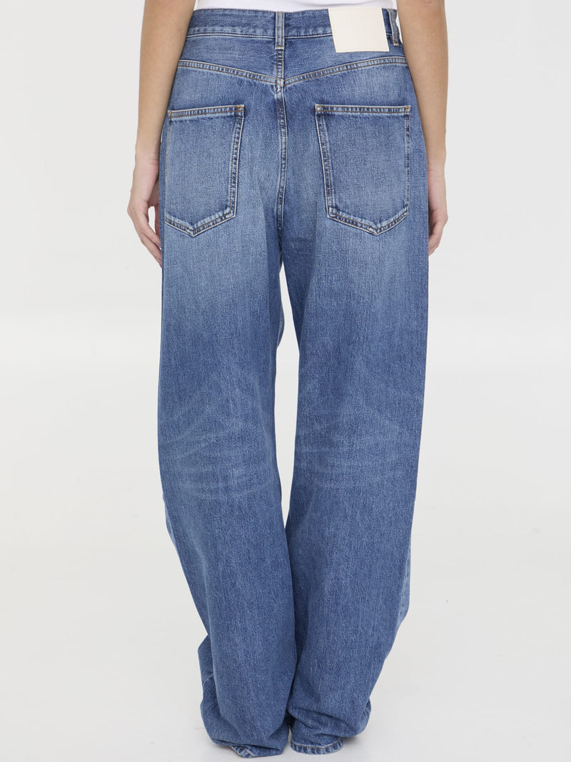 Valentino Medium Blue Denim Jeans - Women
