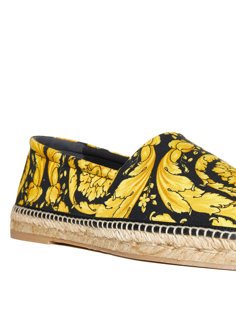 Versace Espadrilles With Baroque Print - Men