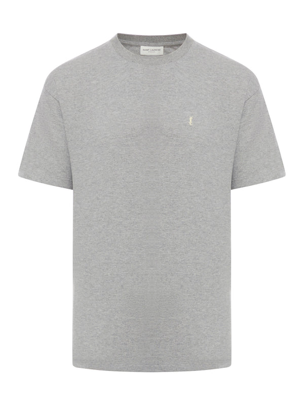 Saint Laurent T-shirt Col Rond Pique Coton Polyester - Men