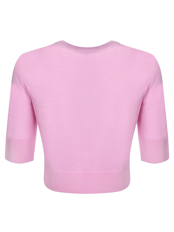 Dsquared2 Cropped Pink Pullover - Women