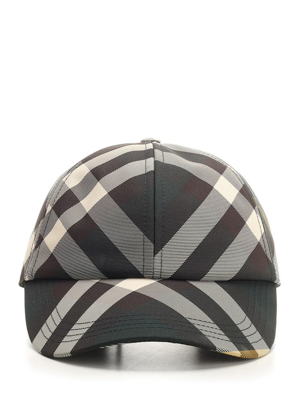 Burberry Check Baseball Cap - Women