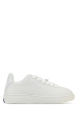 Burberry White Leather Box Sneakers - Women