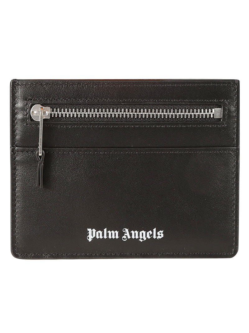 Palm Angels Logo Zip Card Holder - Men