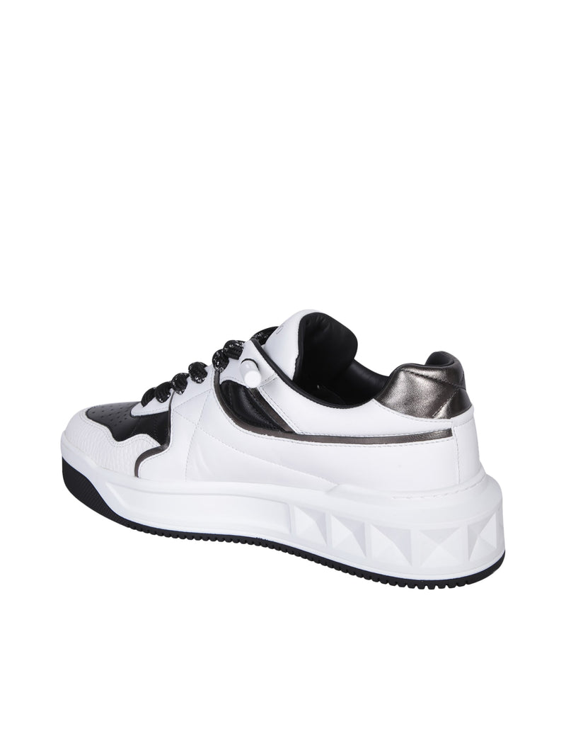Valentino One Stud Xl White Sneakers - Men