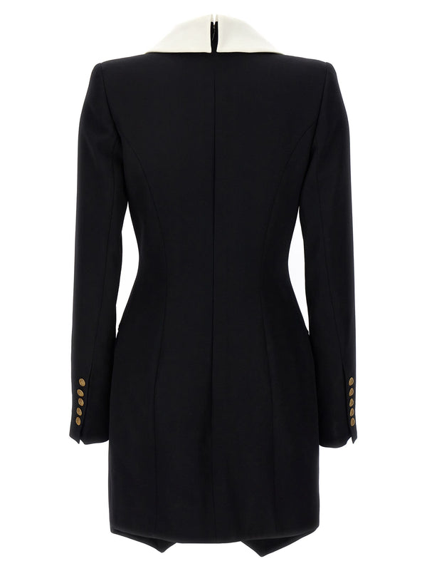 Balmain Gold Button Dress - Women