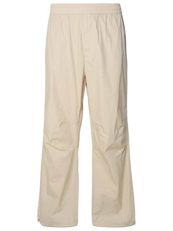 Burberry Beige Cotton Blend Trousers - Men