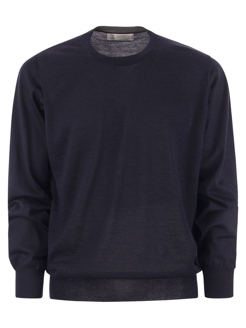 Brunello Cucinelli Lightweight Cashmere And Silk Crew-neck Sweater - Men