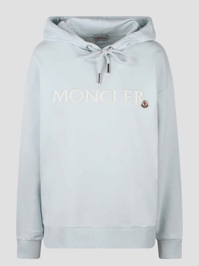 Moncler Embroidered Logo Hoodie - Women