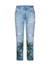 Palm Angels Palm Tree Print Jeans - Men