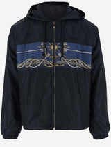 Nylon Jacket With Versace Nautical Pattern - Men