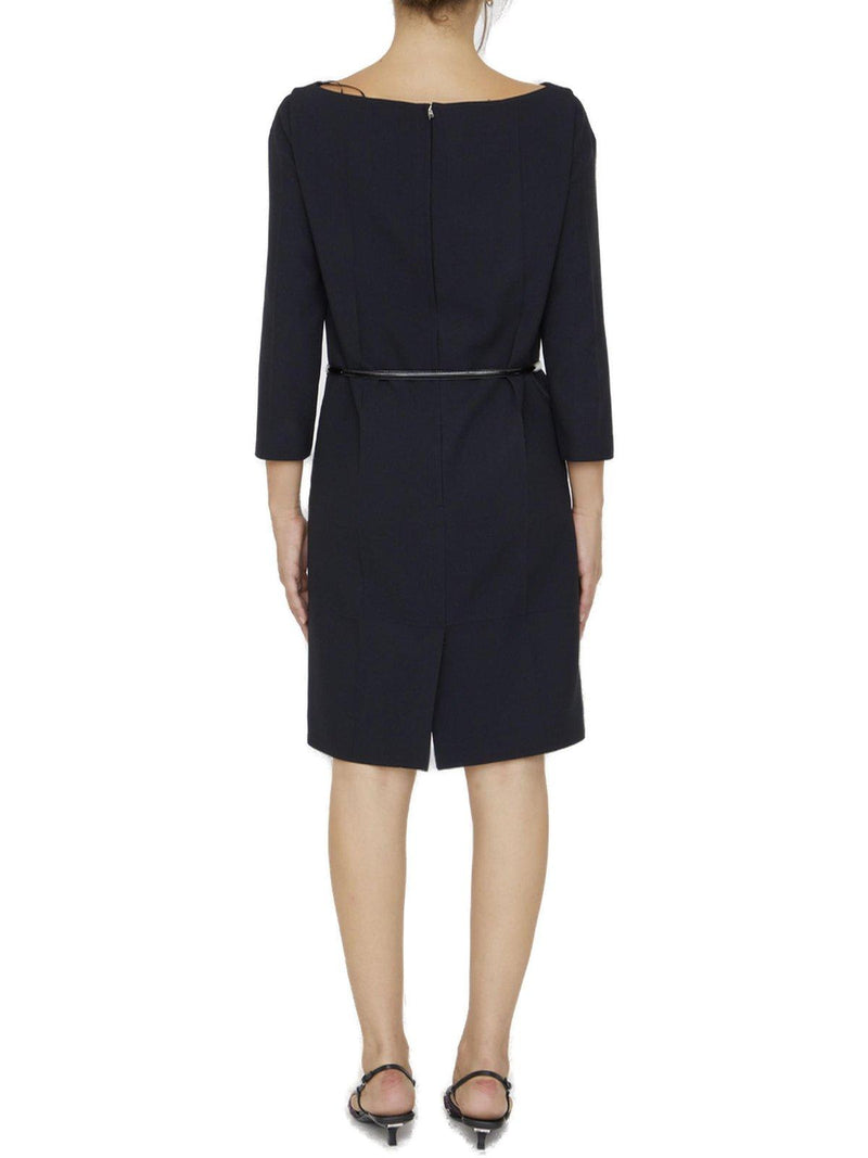 Gucci Sweetheart Neck Midi Dress - Women