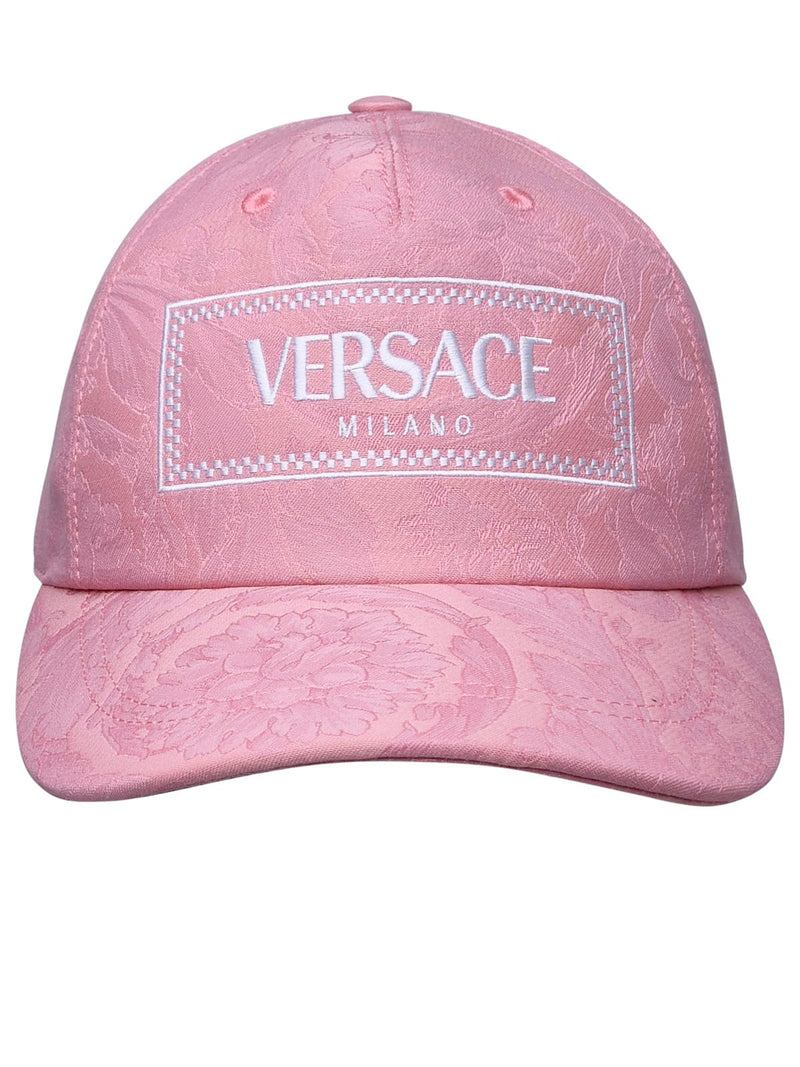 Versace Pink Cotton Hat - Women