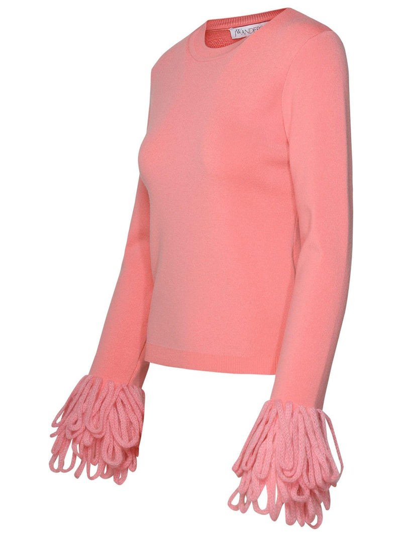 J.W. Anderson Pink Wool Blend Sweater - Women - Piano Luigi