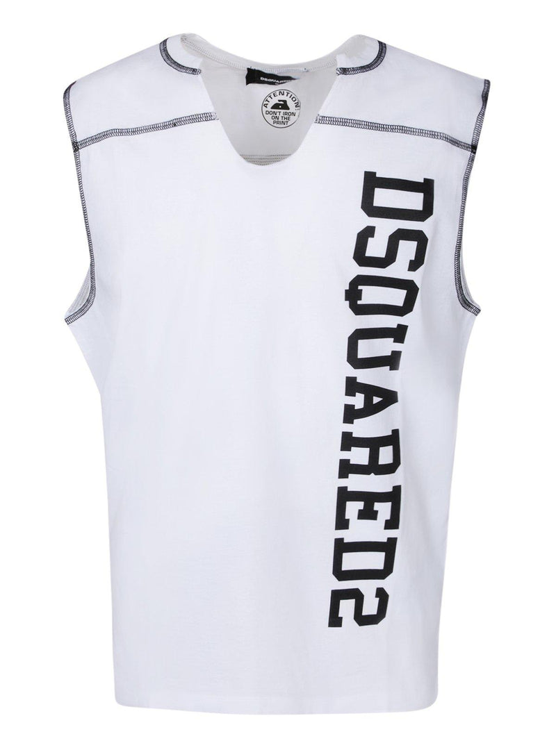 Dsquared2 Logo-printed Sleeveless Tank Top - Men