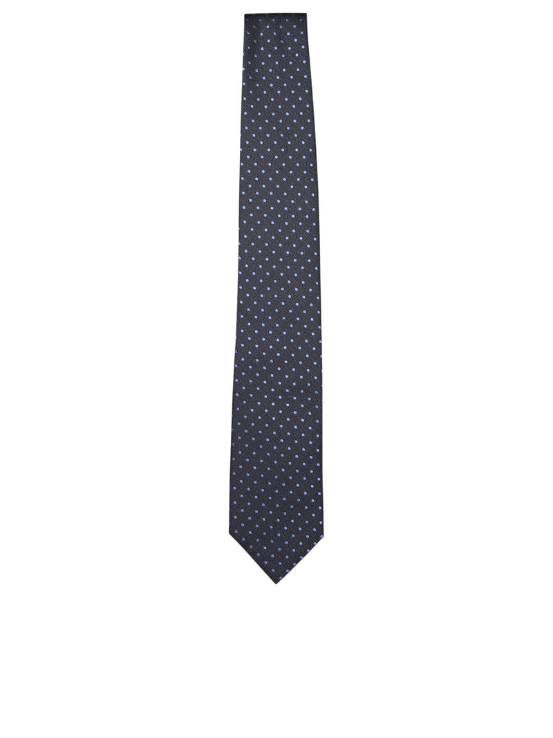 Tom Ford Polka Dot Royal Blue Tie - Men - Piano Luigi