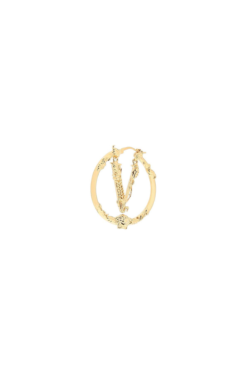 Versace Virtus Hoop Earrings - Women