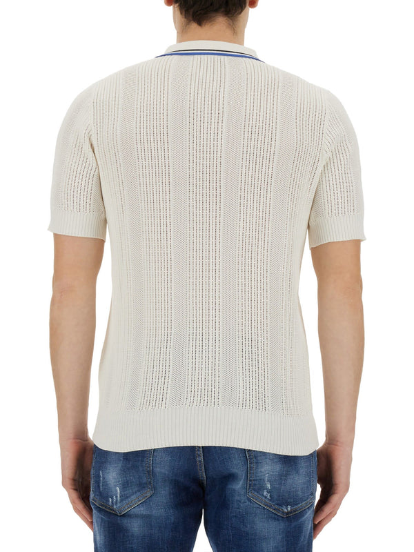 Dsquared2 Knitted Polo. - Men