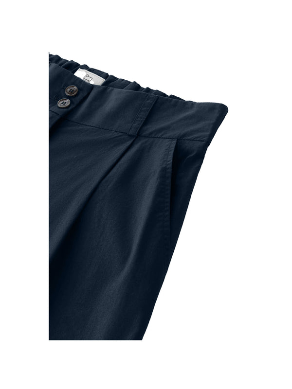 Woolrich Navy Blue Cotton Shorts - Women