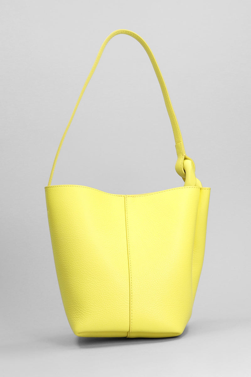 J.W. Anderson Corner Hand Bag In Yellow Leather - Women