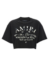 AMIRI distressed Arts District Cropped T-shirt - Women