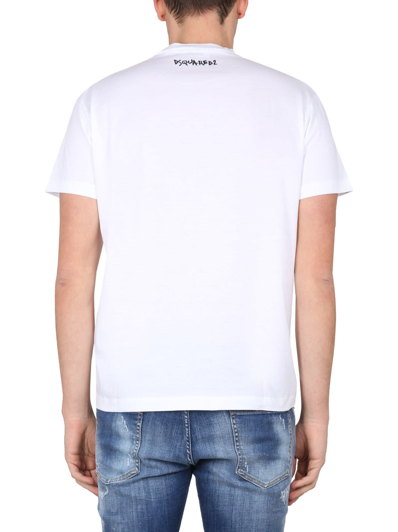 Dsquared2 White Cotton T-shirt - Men