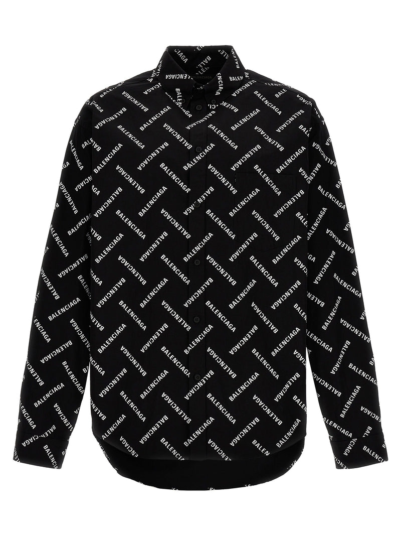 Balenciaga Logo Print Shirt - Men