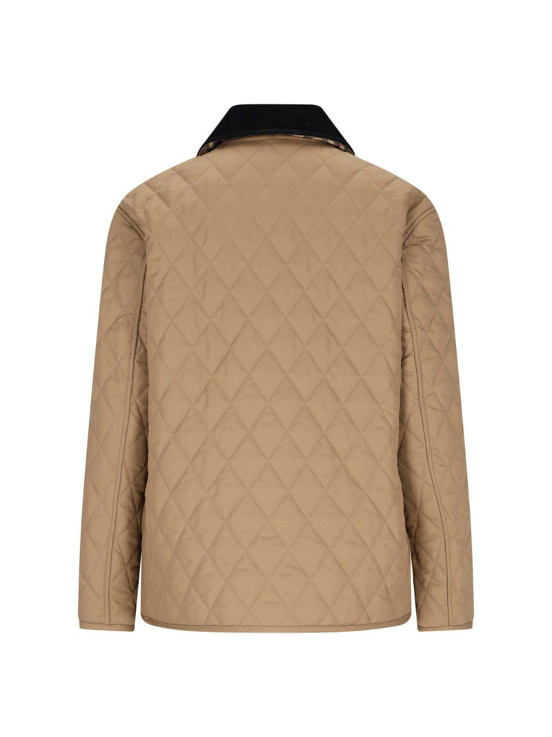 Burberry Long Sleeved Quilted Jacket - Women