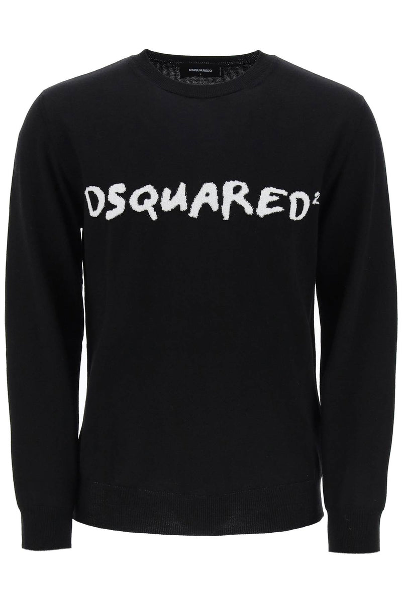 Dsquared2 Textured Logo Sweater - Men