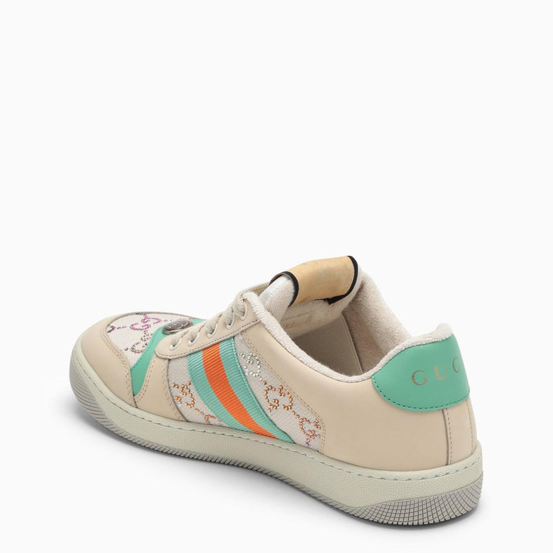 Gucci Screener Sneaker Beige - Women