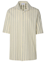 Off-White Ivory Cotton Blend Shirt - Men