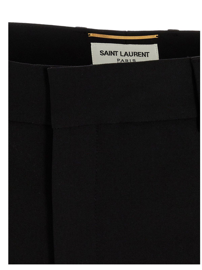 Saint Laurent Tuxedo Straight-leg Pants - Women