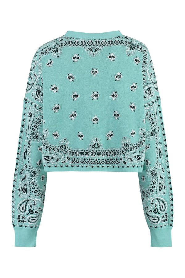 AMIRI Cropped-length Knitted Cardigan - Women - Piano Luigi