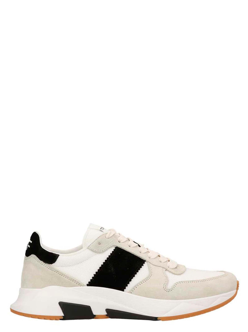 Tom Ford Logo Suede Sneakers - Men - Piano Luigi