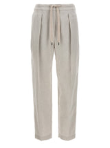 Brunello Cucinelli Linen Cotton Trousers - Women