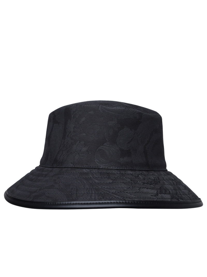 Versace Black Cotton Hat - Men