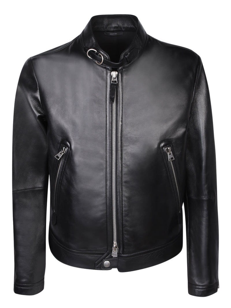 Tom Ford Biker Black Jacket - Men