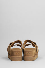 UGG Goldenstar Slipper-mule In Leather Color Suede - Women