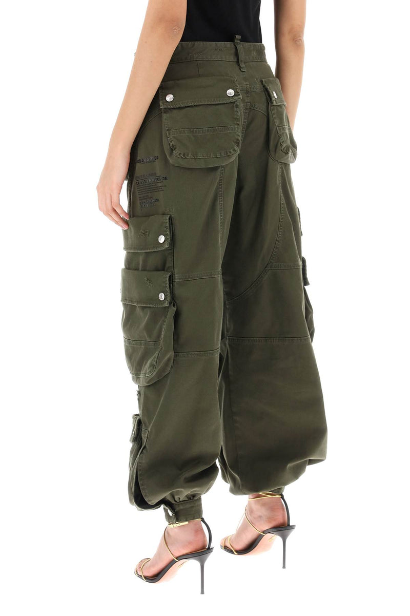 Dsquared2 Wide Leg Cargo Pants - Women