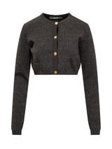 Versace Crocodile-effect Cardigan - Women