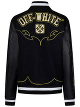 Off-White Varsity Bling Horseshoe Jacket - Women