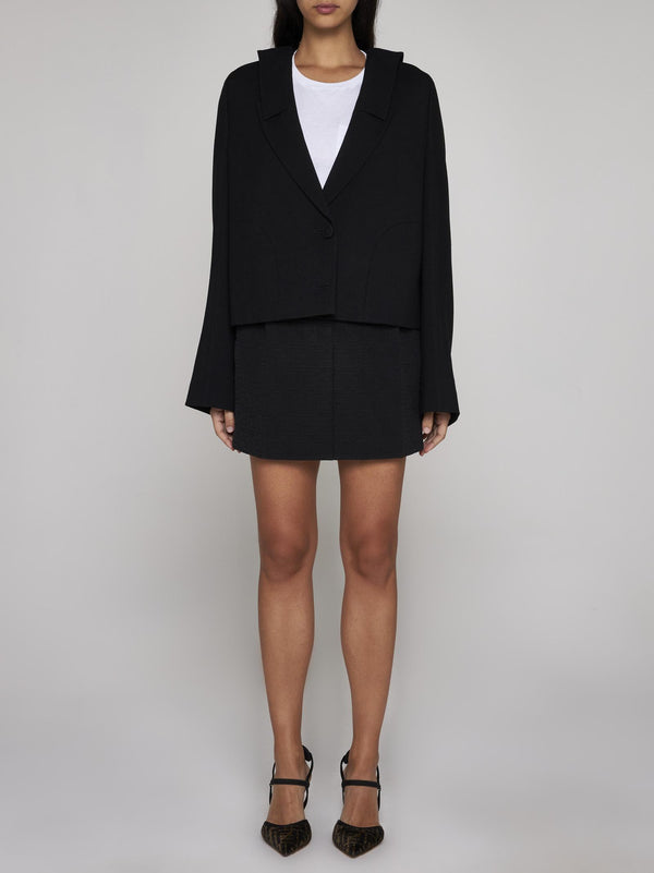 Fendi Wool-blend Bolero Blazer - Women