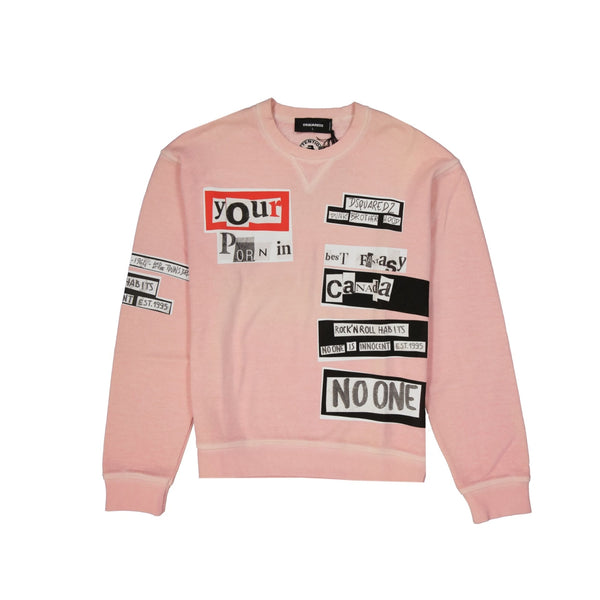 Dsquared2 Cotton Printed Sweatshirt - Men