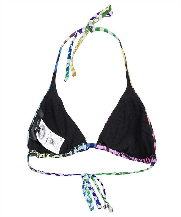 Versace Printed Bikini Top - Women - Piano Luigi