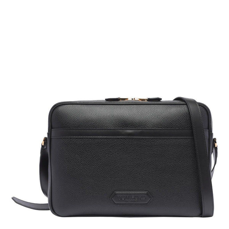 Tom Ford Logo Patch Messenger Bag - Men - Piano Luigi